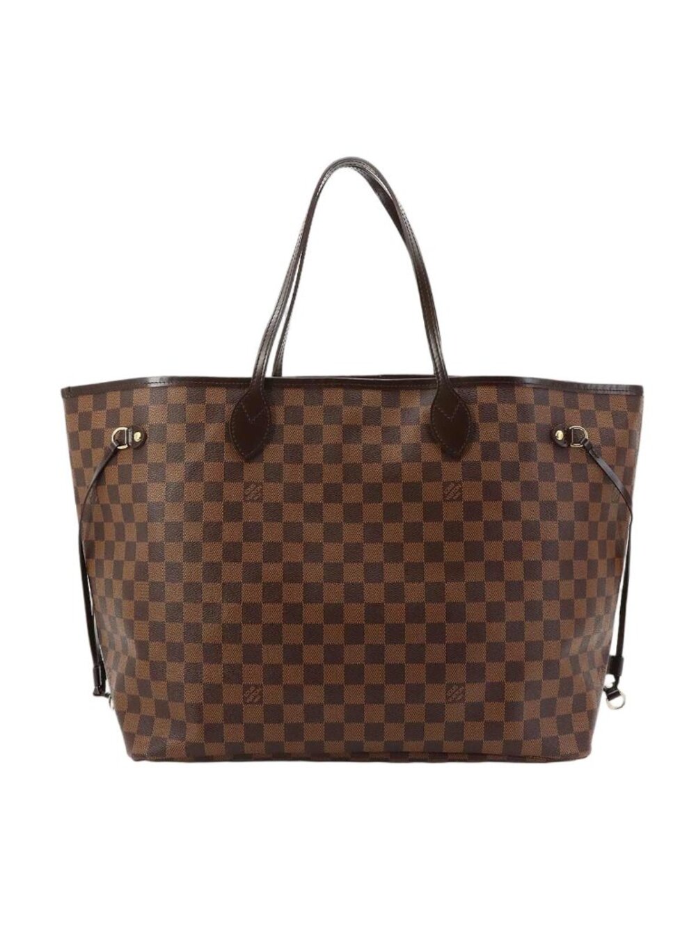 Louis Vuitton Damier Neverfull GM Tote Ebene Cerise Gold - Picture 1 of 9